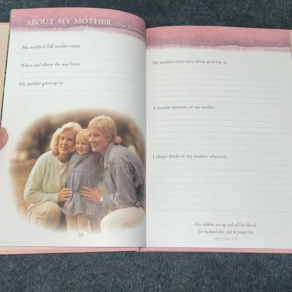 Thomas Kinkade A journal of Faith&Love MOTHERS MEMORIES To Her Child. Hardcover